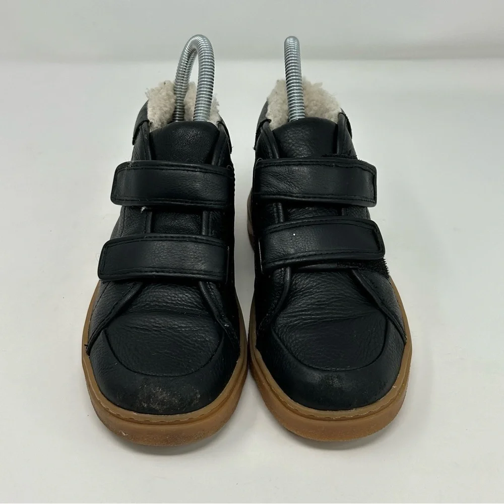 Camper Kiddo Kids Girls Black Leather Adjustable Boots Size 32 (US Size 13.5)
